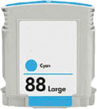 Produktbild Plutoos HP 88 XL Patrone XXL kompatibel, Cyan C9391A (C)
