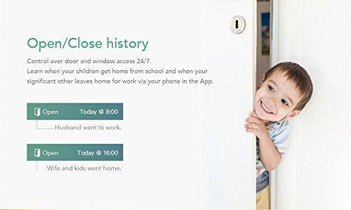 Actual product image Ecasa Sigma Casa Home Control Smart Door Sensor Door/Window Window