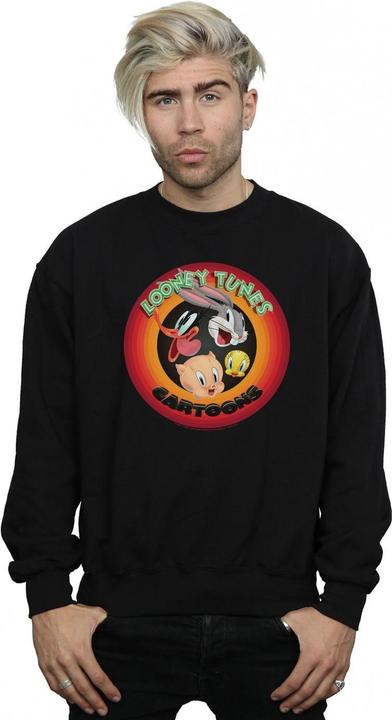 Immagine prodotto Looney Tunes Cartoons Circle Felpa Uomo (L)