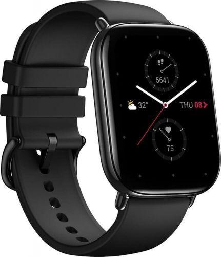 Image du produit Zepp E Smartwatch carrée Polar Night Black bracelet en cuir (43.30 mm)