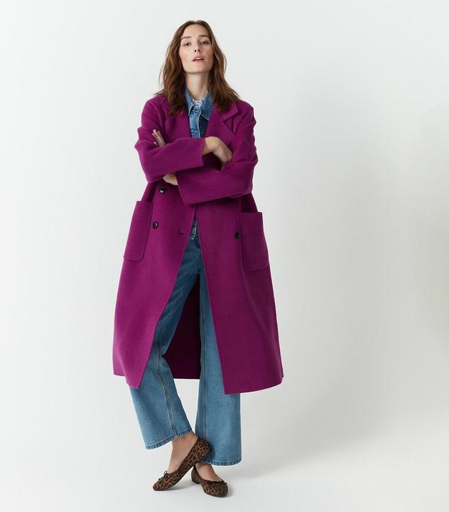 Image du produit La Redoute Collections Manteau en laine mélangée (38)