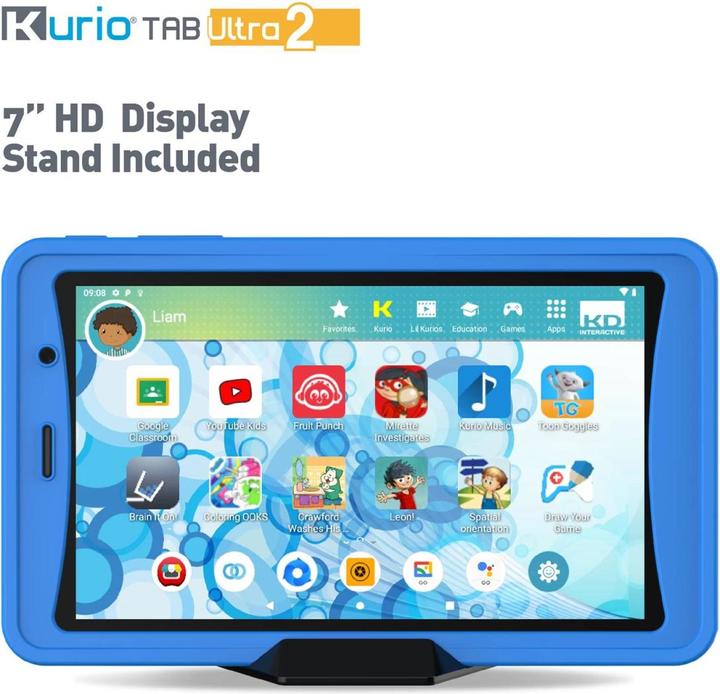 Actual product image KD Toys Kurio Tab Ultra 2 blue (French, Italian, German)