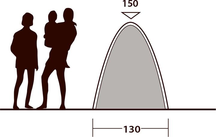 Produktbild Outwell Free Standing Innenzelt (Vorzelt, 2.20 kg, 2 Personen)