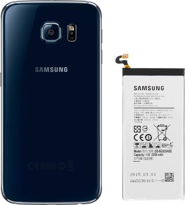 Actual product image Samsung EB-BG920ABE 2550 mAh battery