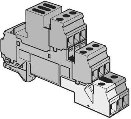 Produktbild ABB 1SNA 110 327 R2100 Installationsetagenklemme 17.8 mm Schrauben Belegung PE N L
