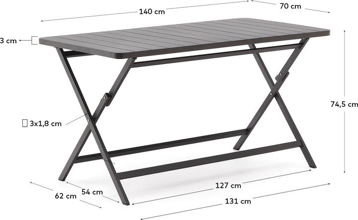 Produktbild Kave Home Torreta (140 cm)