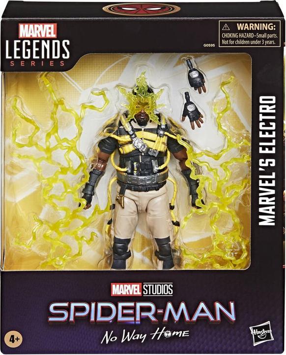 Immagine prodotto Hasbro Marvel Legends Series Marvel’s Electro, Spider-Man: No Way Home Sammlerobjekt Action-Figur, 15 cm (Inglese)