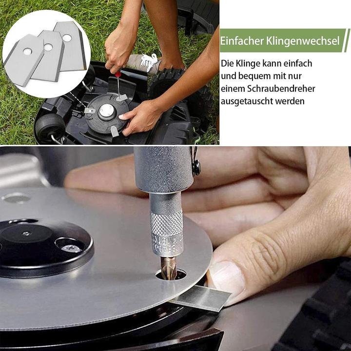 Immagine prodotto Cbx 30 lame di ricambio per rasaerba robotizzati, rasaerba robotizzati (Robot falciante, Lame per tosaerba + lame di ricambio per macchine da giardino)