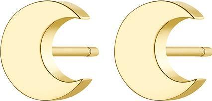 Sagapo S'Agapõ - Elegant steel crescent-shaped earrings CLICK SCK44