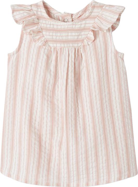 Actual product image Vertbaudet Baby dress in striped seersucker (80)
