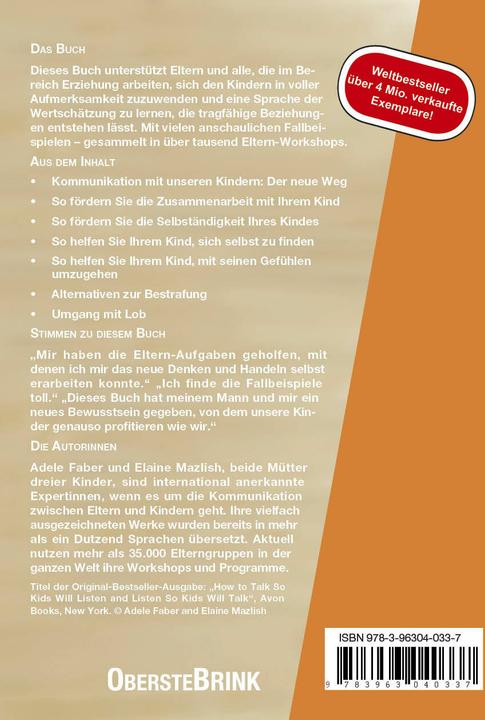 Produktbild So sag ich's meinem Kind (Deutsch, Elaine Mazlish, Adele Faber, 2019)