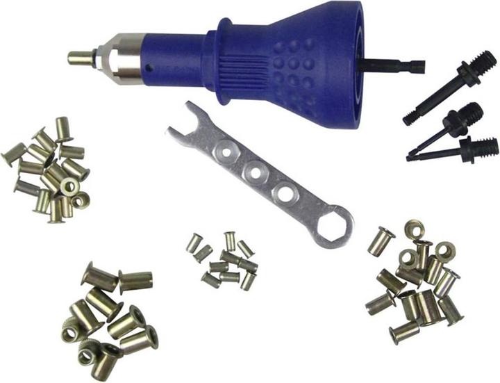 Produktbild Berger & Schröter Blindnietmutternvorsatz für Bohrmaschine Akkuschrauber (15 mm)