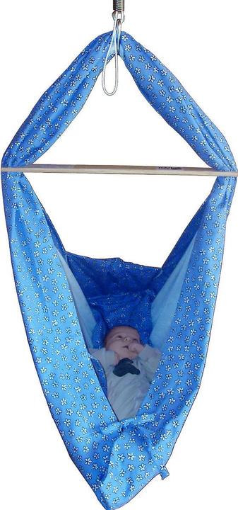 Produktbild Erisana Dondolo Baby Hängematte blumenblau