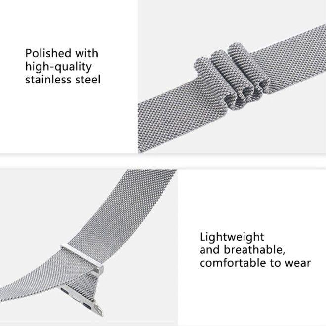 Immagine prodotto MU Classic Bracciale in metallo della Serie Milanese (Metallo)