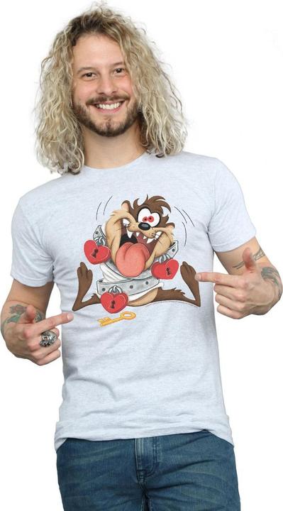 Immagine prodotto Looney Tunes Taz Valentine's Day Madly In Love Maglietta Uomo (M)
