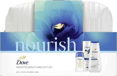 Actual product image Dove Body Care Gift Set With Nourish Cosmetic Bag (Body care set)