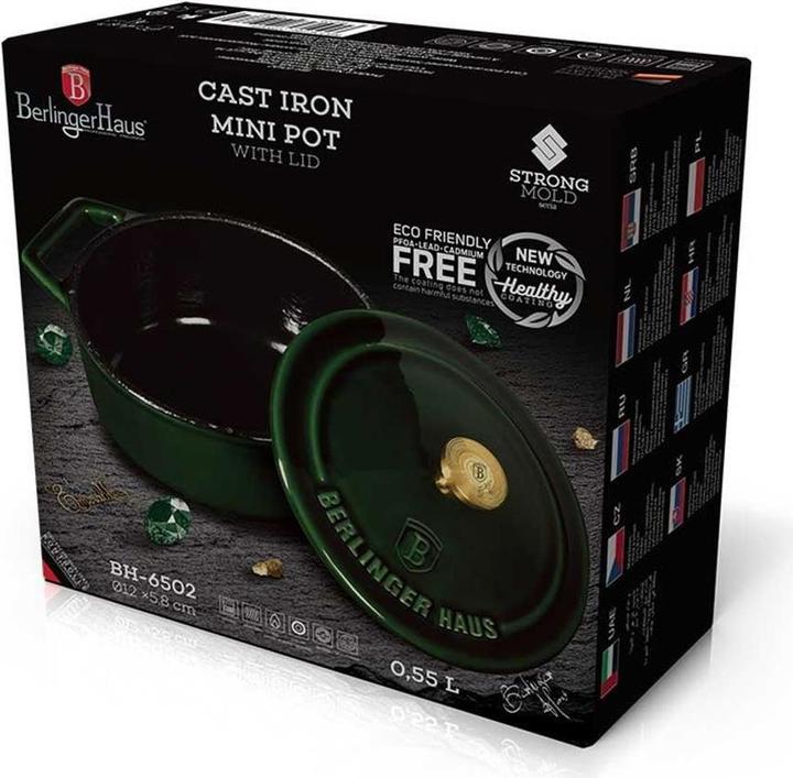Produktbild BerlingerHaus MINI POT 550ml BH-6505 (Kochtopf, Gusseisen)