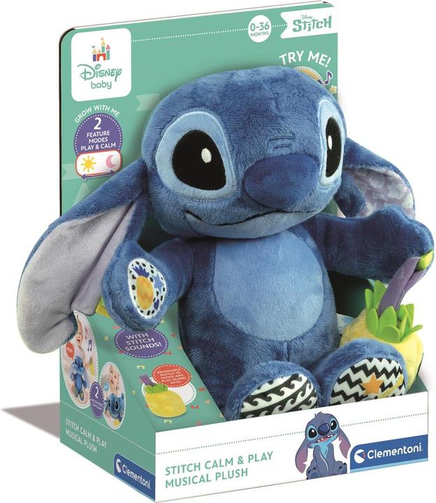 Image du produit Clementoni Stitch - Peluche interactive (30 cm)