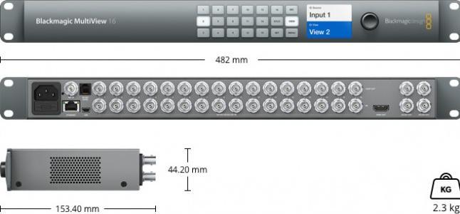 Produktbild Blackmagic MultiView 16 (Digital -> Digital)