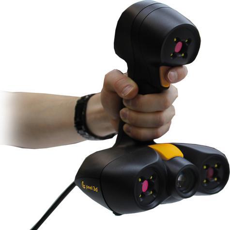Actual product image Creaform PEEL2-S 3D Scanner in Rugged Case with Calibration Plate USB/Power Cable Targets 1