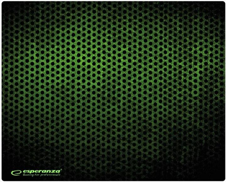 Actual product image Esperanza EGP102G Gaming Mouse Pad Black Green (L)