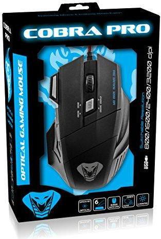 Actual product image Media-Tech Gaming mouse COBRA PRO MT1115, 3200 DPI, black (Cable)