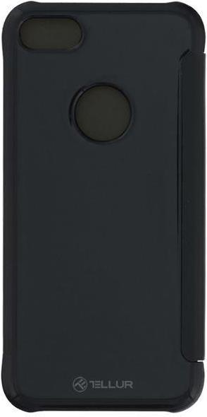Productafbeelding Tellur Boekomslag synthetisch leer met spiegel voor iPhone 8 juodas (Apple iPhone 8)