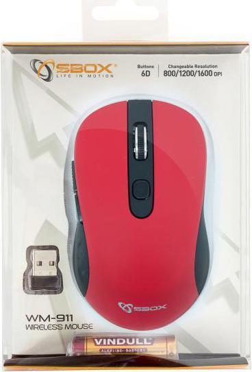 Image du produit Sbox souris (WM-911) (Sans fil)