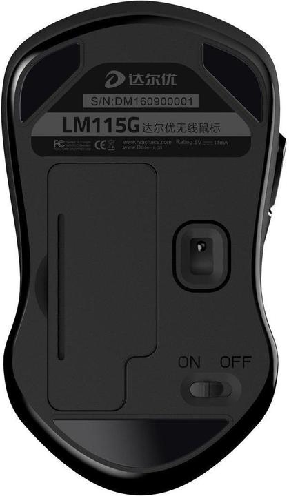 Image du produit Dareu Souris sans fil LM115G 2.4 GHz (Sans fil)