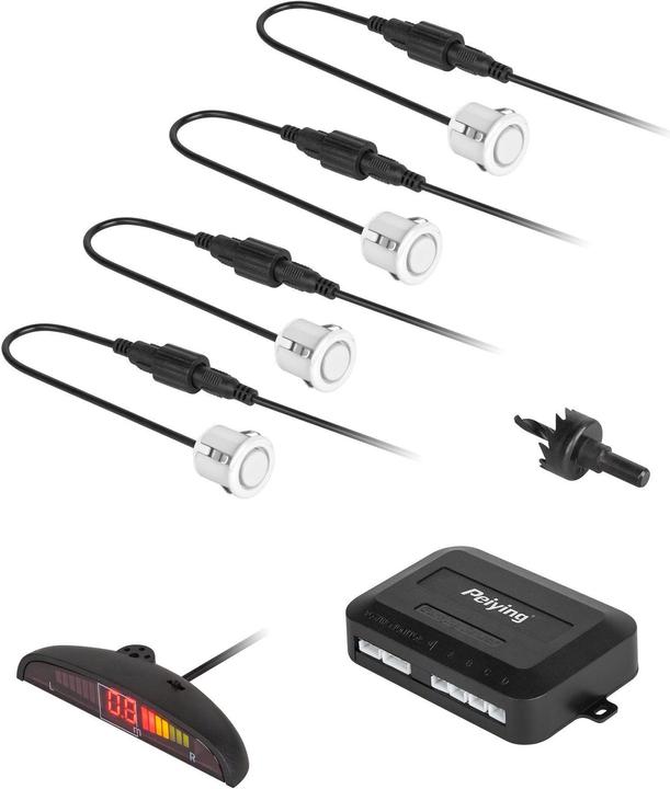 Produktbild Peiying Parking sensors with display (rear) - white