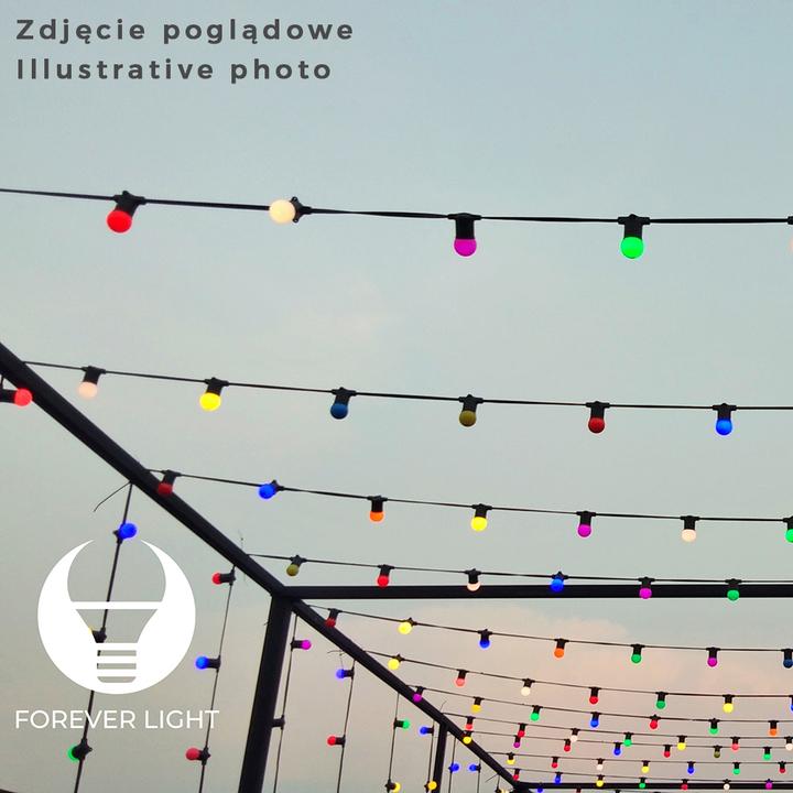 Produktbild Forever Light Lichtgirlande 12m 10 Schlitze E27 IP65 (1200 cm, Indoor, Outdoor)