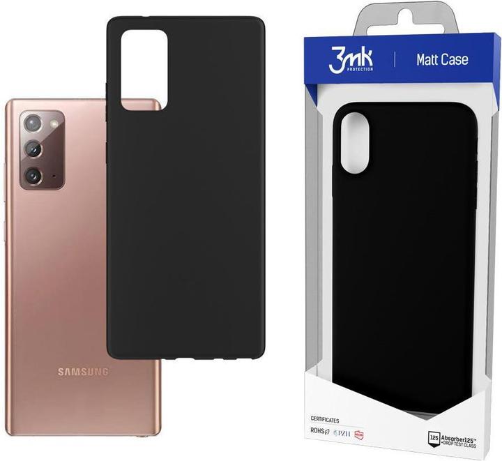 Actual product image 3MK Case Matt Case Samsung N980 Note 20 black (Samsung Galaxy Note 20)