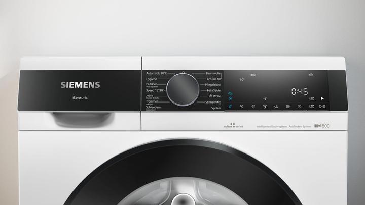 Produktbild Siemens Waschvollautomat (9 kg, Links, CH-Stecker)
