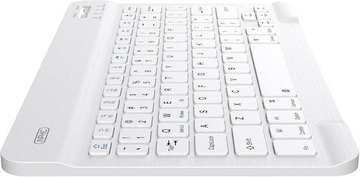 Actual product image Inphic V750B Bluetooth Keyboard, Wireless, White, US (V750B (White)) (US)