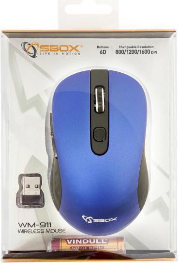 Produktbild Sbox mouse (WM-911) (Kabellos)