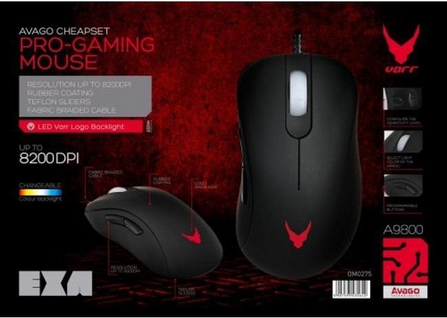 Actual product image Varr Omega OM-275 mouse (Cable)