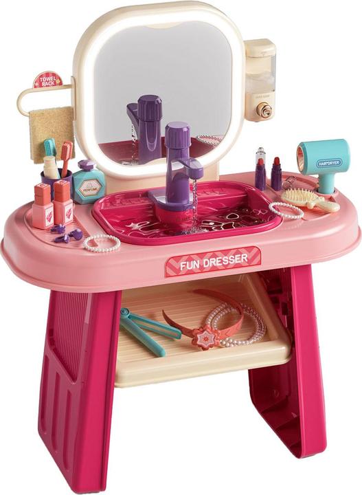 Produktbild Schminktisch Pink mit Zubehör