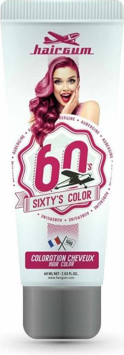 Produktbild Hairgum SIXTY'S COLOR hair color #aubergine 60 ml (Aubergine)