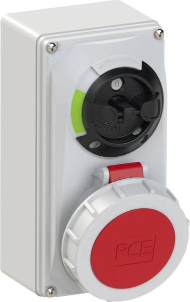 Actual product image PCE 61152-6 Switch-off wall socket 16A 5p 6h IP67