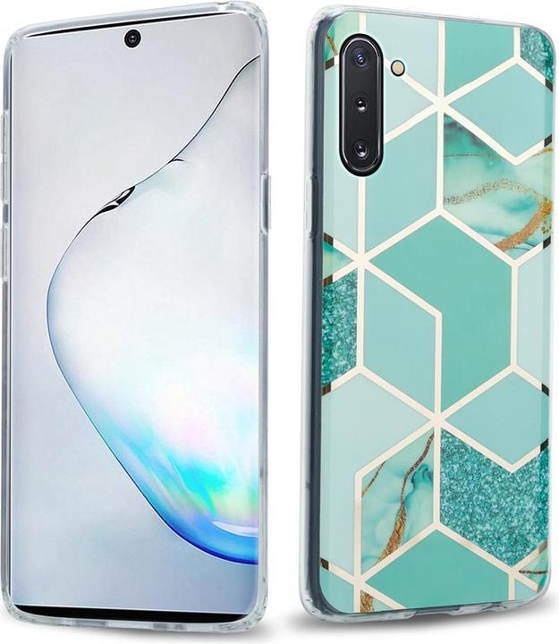 Actual product image Cadorabo IMD TPU Colorful Marble Cover (Samsung Galaxy Note 10)