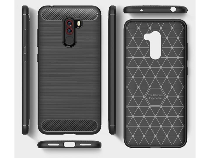 Image du produit Screenguard Xiaomi POCOPHONE F1 Housse Carbon Brushed Soft TPU (Xiaomi Pocophone F1)