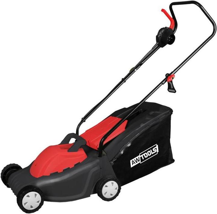 Productafbeelding AW Tools AWTOOLS ELEKTRISCHE GRASMAAIER 1200W 32cm INDUCTIEMOTOR ZF6124C (Elektrische stroom)