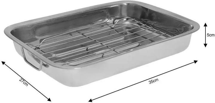 Productafbeelding BerlingerHaus Rechthoekige koekenpan met grill 35cm KH-1377 (Steelpan)