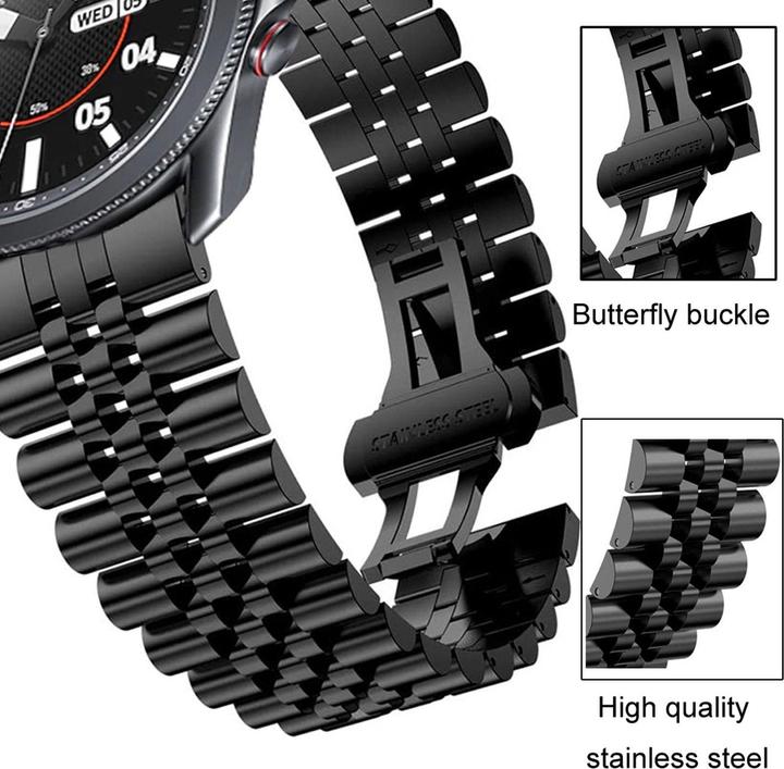 Produktbild Cadorabo Armband für Samsung Galaxy Watch (20 mm, Edelstahl)