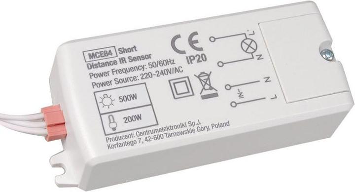 Image du produit Maclean MCE84 IR sensor short distance 5 cm LED lighting IP20 5A automatic light control (0.06 m)