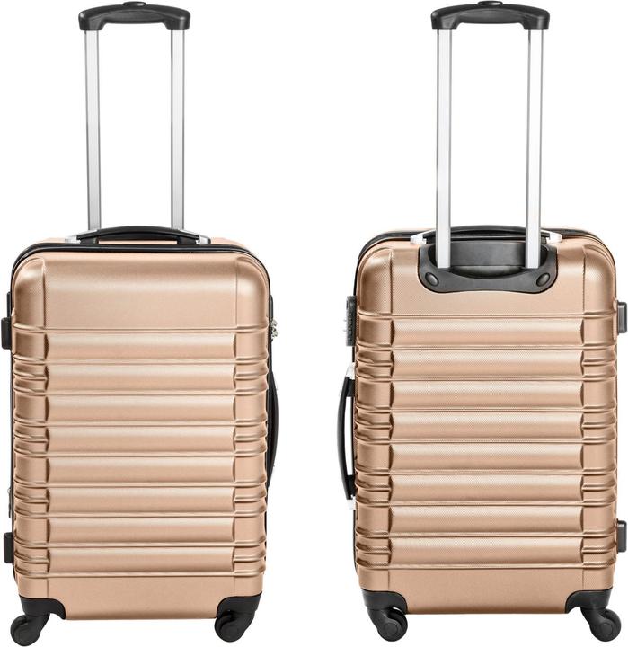Produktbild tectake Hartschalenkofferset 4-tlg. (106 l, Handgepäck (bis 50l), M (50 - 90l), L (90 - 115l))