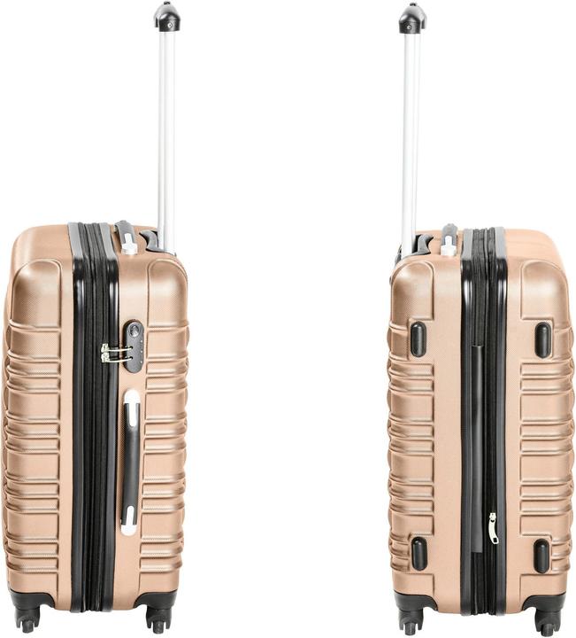 Produktbild tectake Hartschalenkofferset 4-tlg. (106 l, Handgepäck (bis 50l), M (50 - 90l), L (90 - 115l))