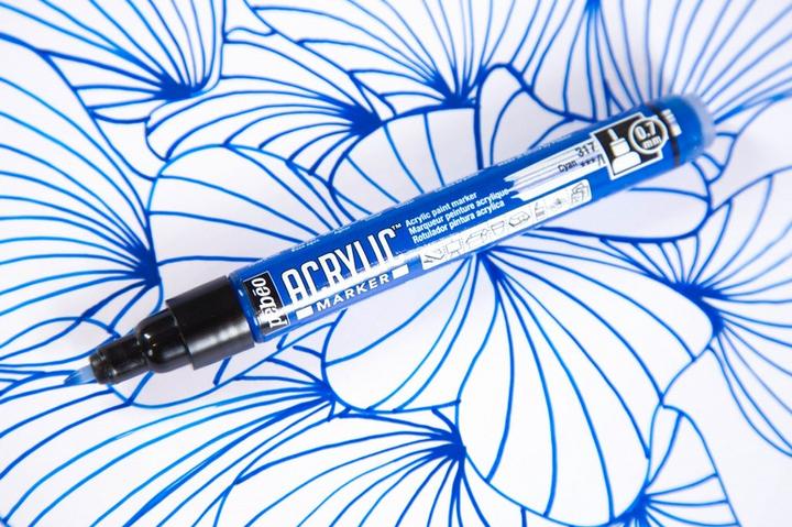 Produktbild Pebeo Acrylic Marker Dünn Rundspitze 1,2mm (Nepalweiss, 1.20 mm)