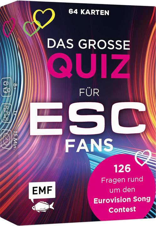 Immagine prodotto Gioco di carte: il grande quiz per i fan dell'ESC (Tedesco)