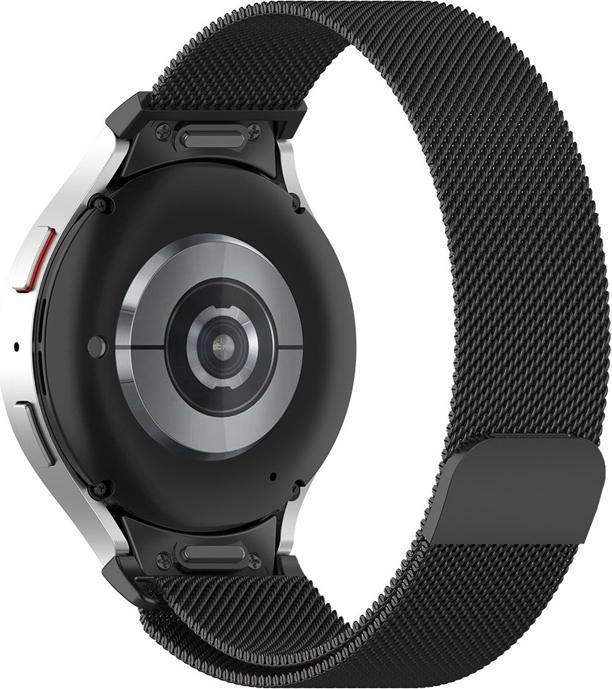 EKO Uhrenarmband Milanese-Typ Schwarz (Edelstahl)